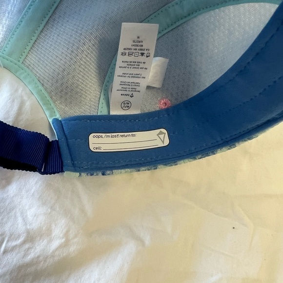 Ivivva Lululemon Adjustable Back Cap Hat Blue Tennis Sports - Picture 8 of 8